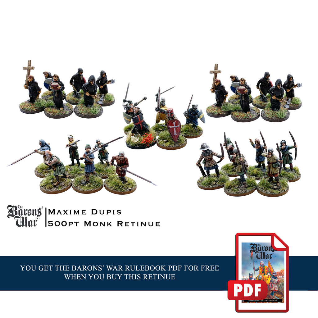 The Barons' War - 500pt 'Monks' Retinue