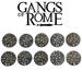 Solid Cobbled Bases with Roman Numerals