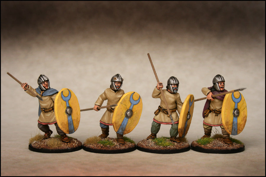 Late Roman Unarmoured Infantry in Helmets