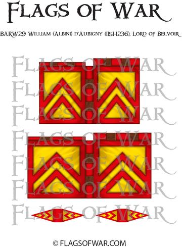 BARW29 WILLIAM (ALBINI) D'AUBIGNY - LORD OF BELVOIR