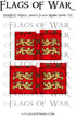 BARW32 Prince John's Flags Robin of Sherwood TV