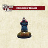 The Barons' War King John figure, painted on base