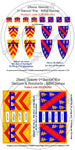 Gilbert de Clare & Henry de Bohun, Banners + Decals
