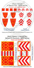 Saer de Quincy & Thomas, Comte de Perche, Banners + Decals