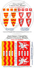 Alan, Lord Bassett & Falkes de Breauté, Banners + Decals