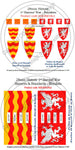 Alan, Lord Bassett & Falkes de Breauté, Banners + Decals
