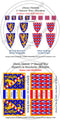 Henry de Beaumont & Hubert de Burgh, Banners + Decals