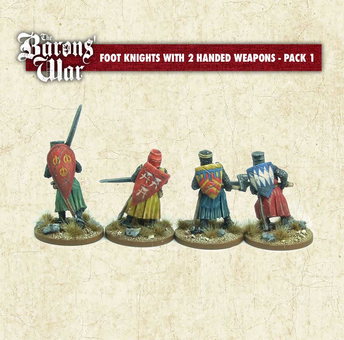 Foot Knights with Two Handed Weapons 1