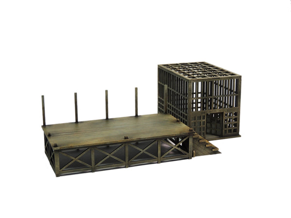 Slave Market Set - Platform and cage only