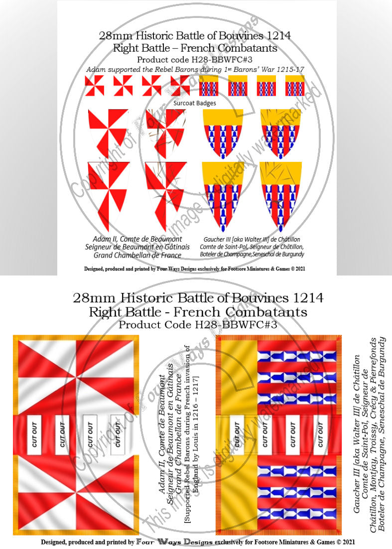 Adam II & Gaucher III de Chatillon