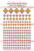 Heraldic devices - Azure, Semy-de-Lis
