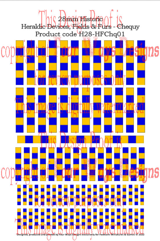 Heraldic devices - Chequy