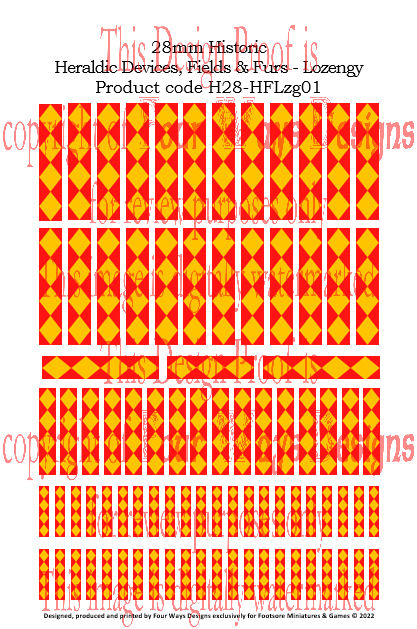 Heraldic devices - Lozengy