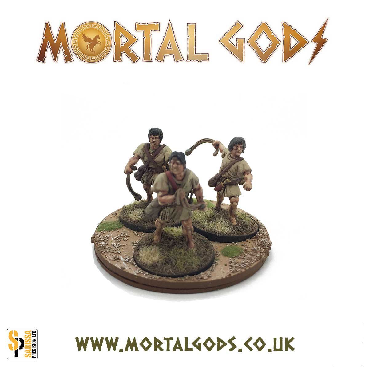 A round skirmish team base for the game, Mortal Gods