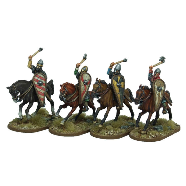 Norman Cavalrymen thrusting overarm