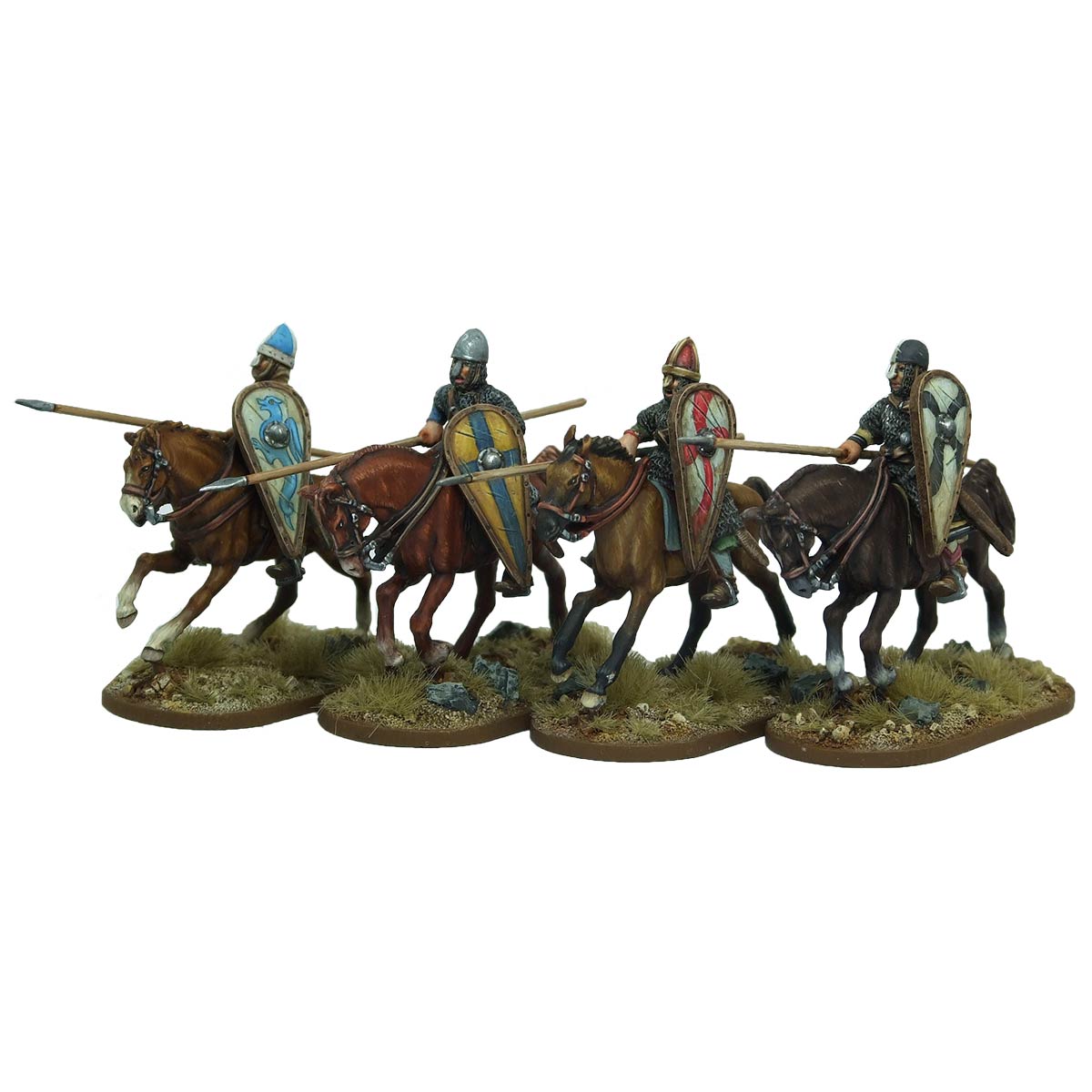 Norman Cavalrymen couched lance arms – Footsore Miniatures & Games