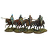 Norman Cavalrymen couched lance arms
