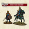Painted miniatures representing the Forces Of Islam commander for the game The Barons' War Outremer