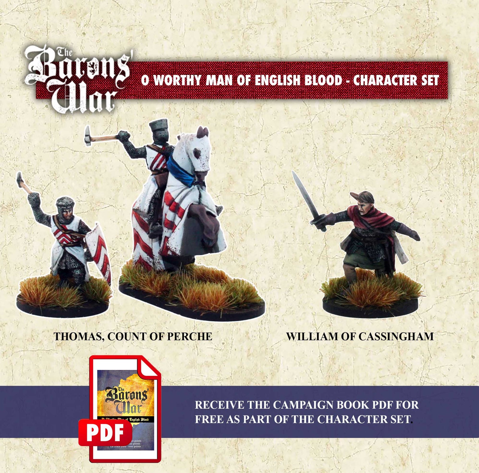 O Worthy Man of English Blood - Character Set