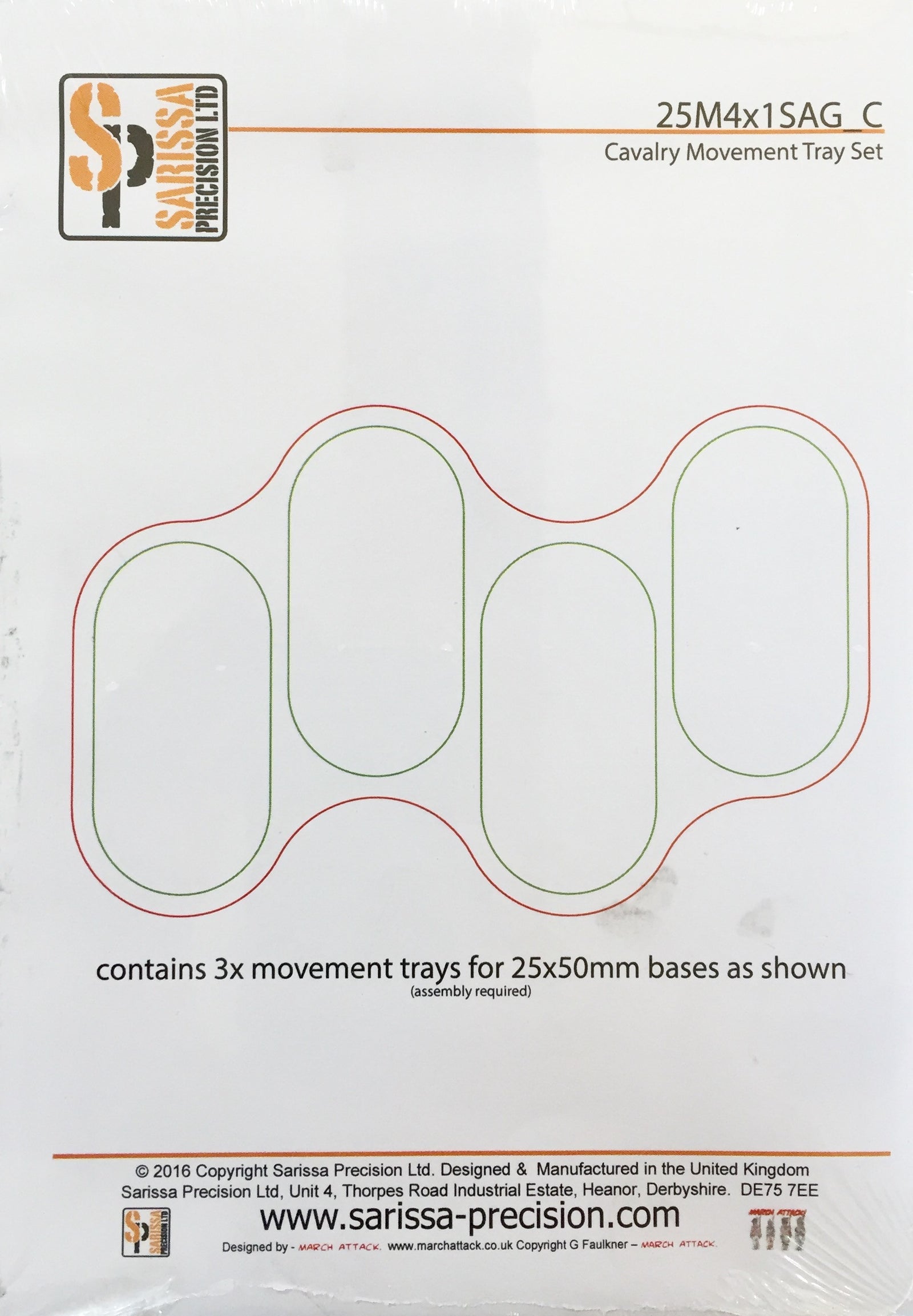 Saga Cavalry Movement Tray set
