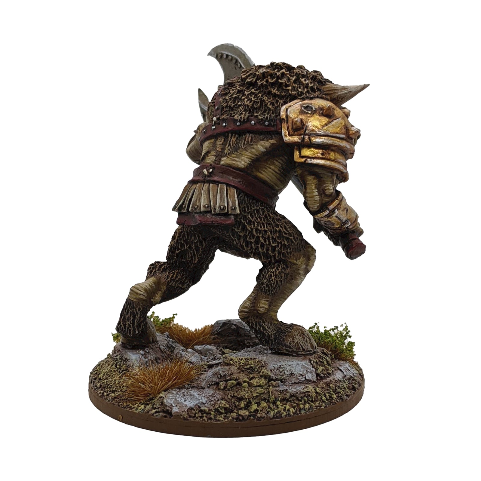 Minotaur, with 2-headed axe