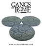 Resin Cobbled Mob bases (Pack of 3)