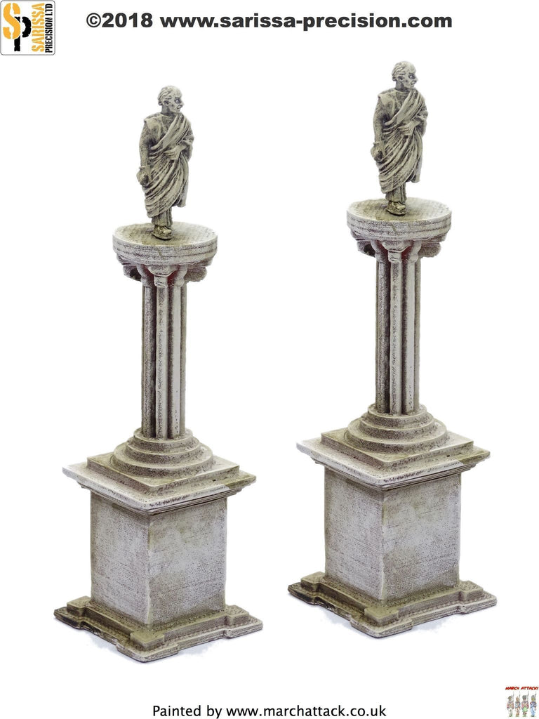 Statue Column Plinth Set