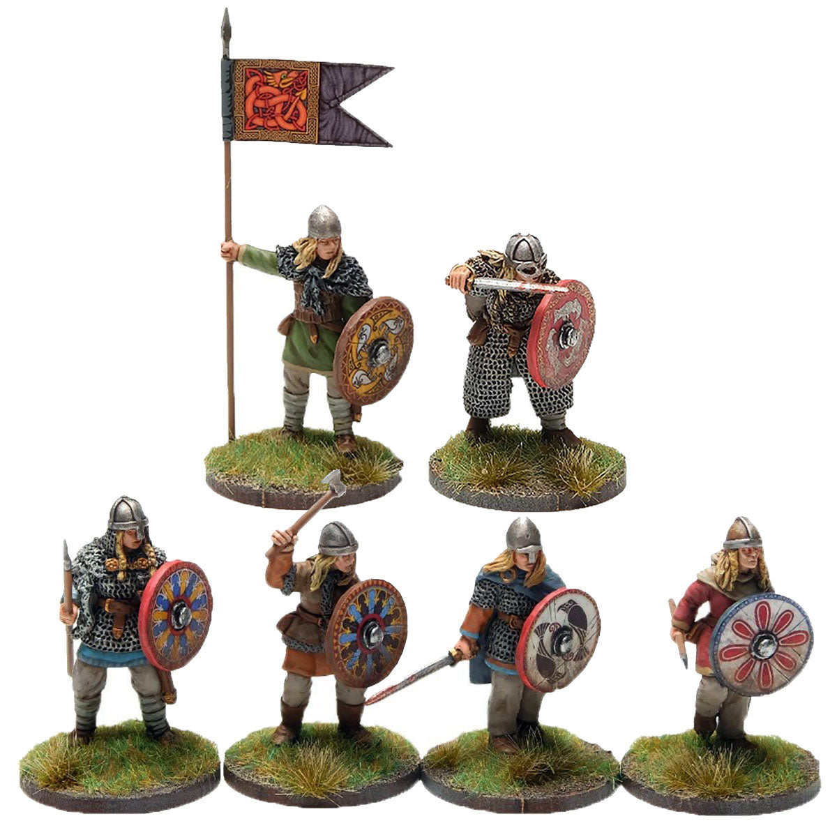 Baron's War Footsore Viking Shieldmaidens Saga 28mm Historical Wargame  Miniature