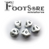 White d10 Dice (5)